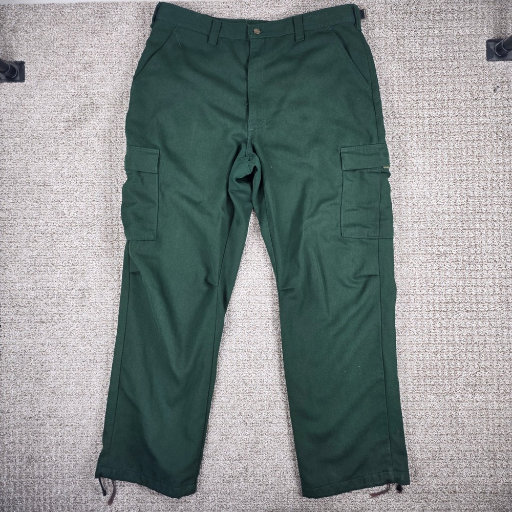Lamar International Wildland Fire Fighting Cargo Pants Green 36-40x34 USA Made